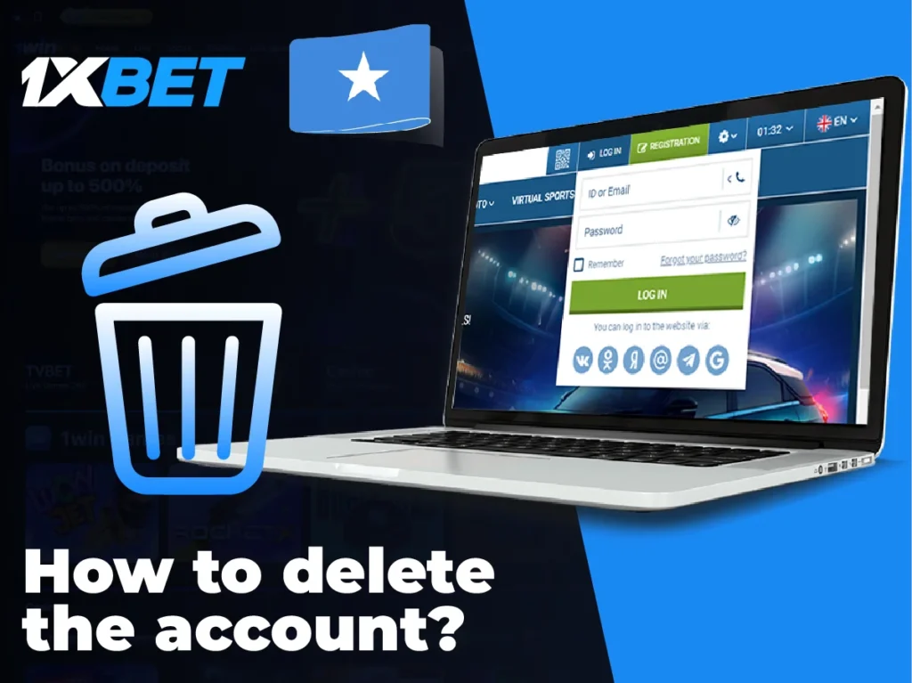 Marche à suivre pour supprimer votre compte personnel 1Xbet