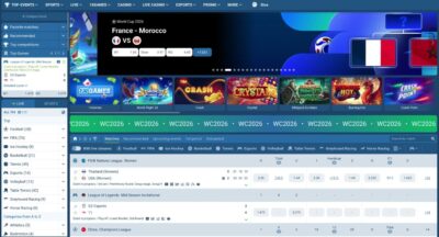 1xbet Switching Between Sportsbook and Casino